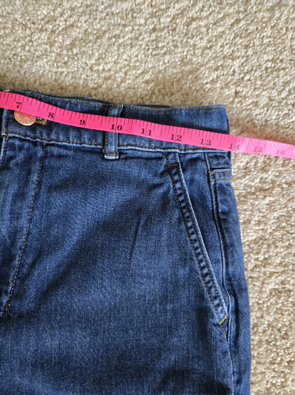 J. Crew Size 26 Womens Jeans Wide Leg Full Length Tailored / Trouser Style - Picture 6 of 9